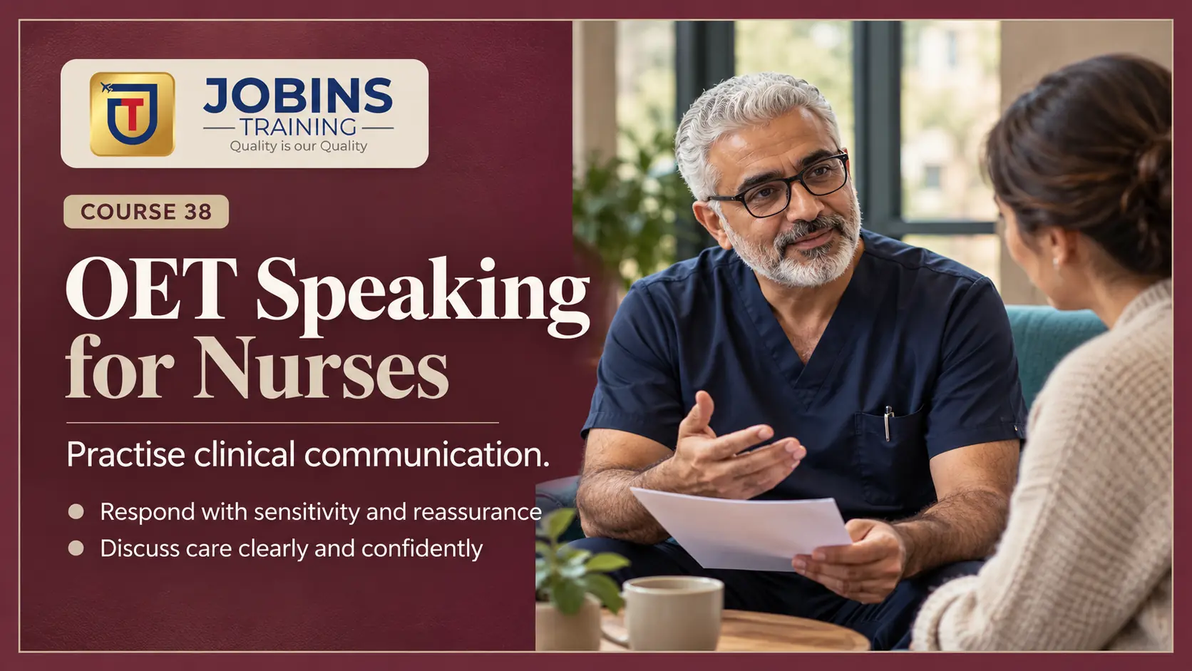 OET Speaking for Nurses — Course 38