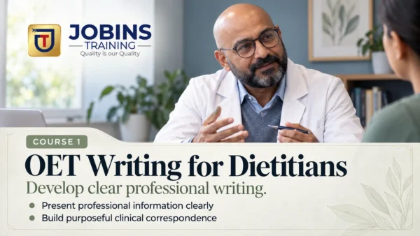 OET Writing for Dietitians — Course 1 — Metabolic & endocrine I: type 2 diabetes, pre-diabetes, NAFLD