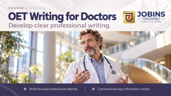 OET Writing for Doctors — Course 1 — Archetype A: acute specialist referral