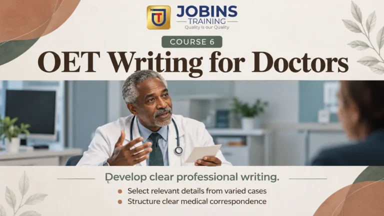 OET Writing for Doctors — Course 6 — Respiratory, Cardiology and Stroke