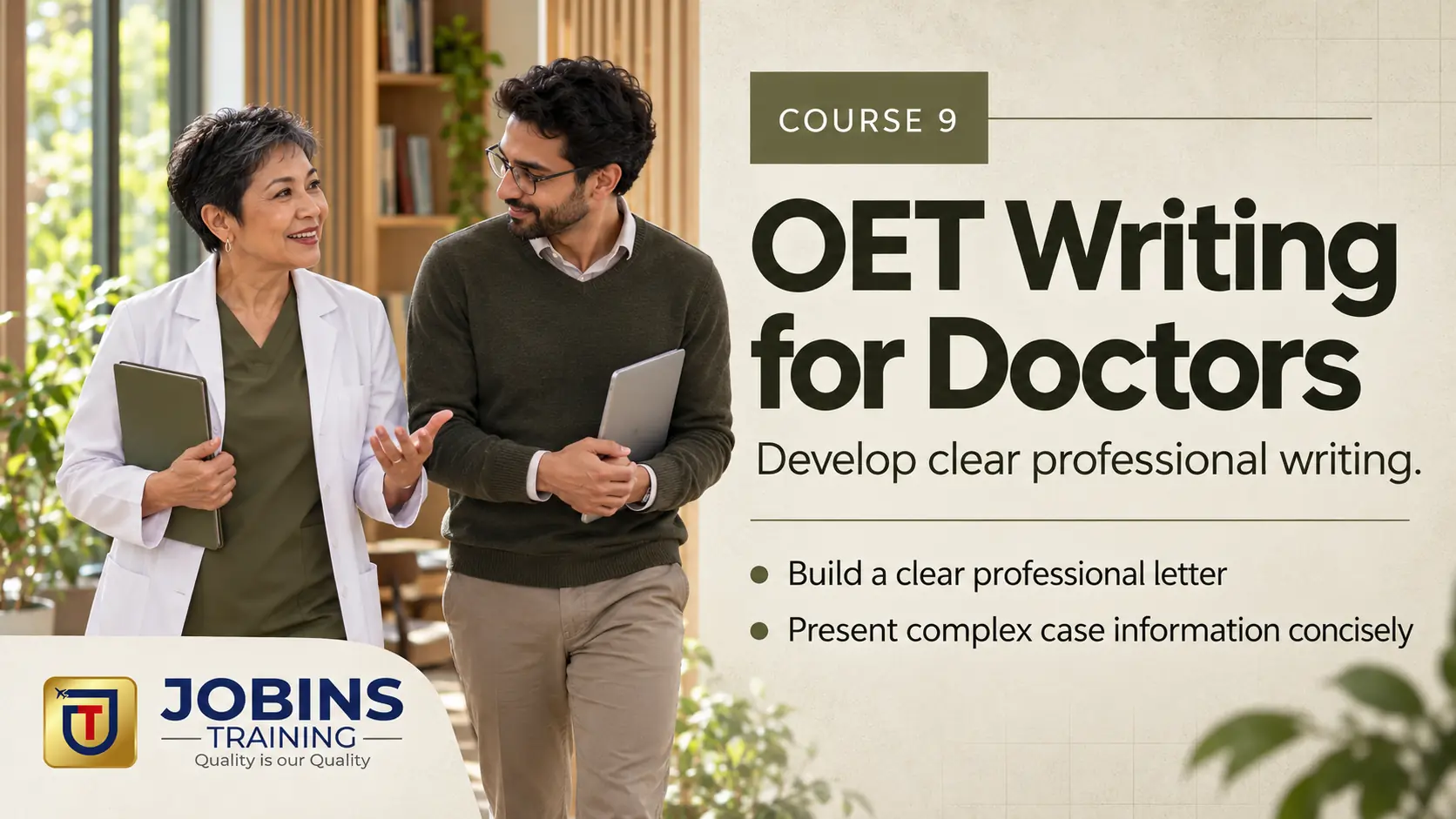 OET Writing for Doctors — Course 9