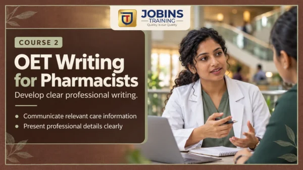 OET Writing for Pharmacists — Course 2 — Post-discharge reconciliation & dMUR letters