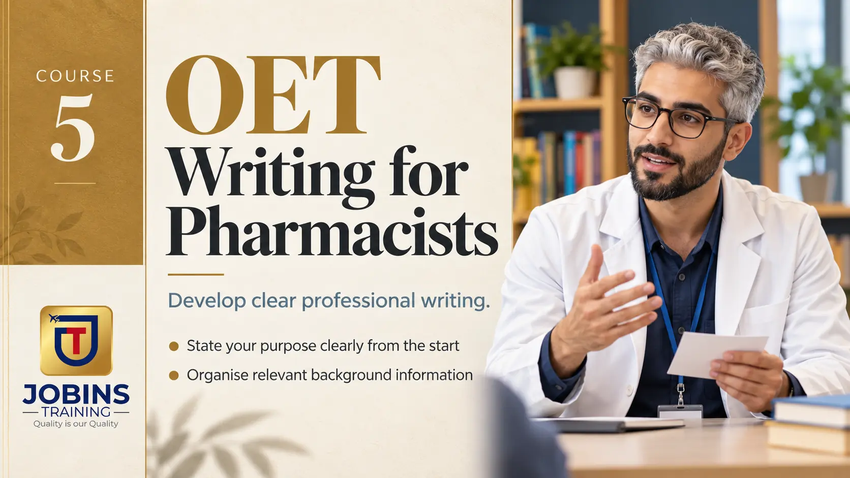OET Writing for Pharmacists — Course 5