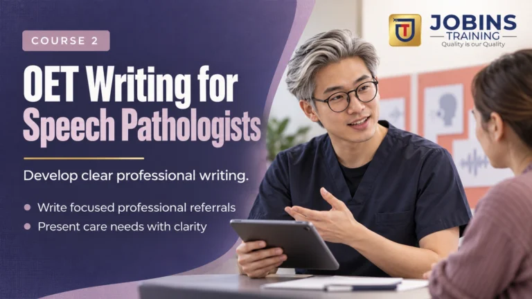 OET Writing for Speech Pathologists — Course 2 — Letter Lab 1: Referral to audiologist
