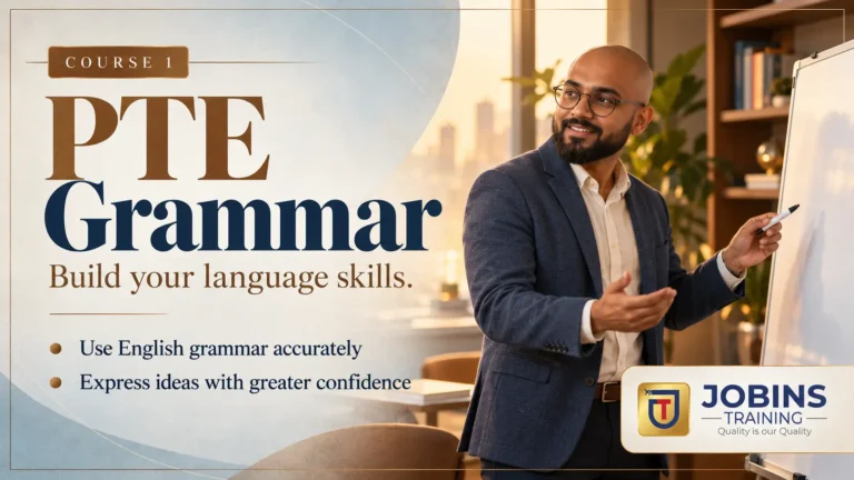 PTE Grammar — Course 1 — Mastering English tenses