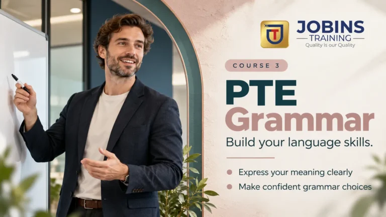 PTE Grammar — Course 3 — Verb Tenses
