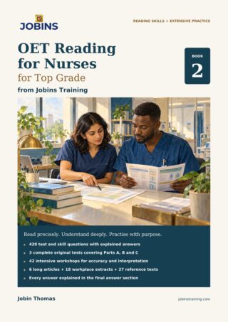 OET Reading for Nurses for Top Grade – Book 2 — book cover