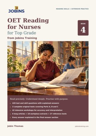 OET Reading for Nurses for Top Grade – Book 4 — book cover