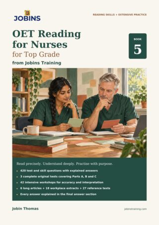 OET Reading for Nurses for Top Grade – Book 5 — book cover