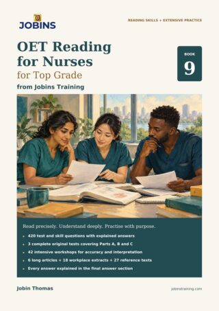 OET Reading for Nurses for Top Grade – Book 9 — book cover