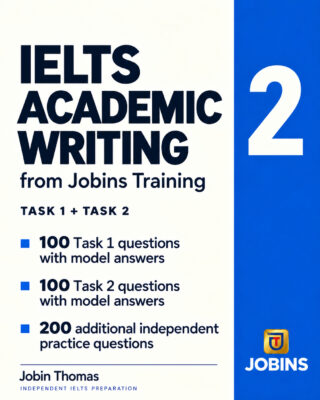 IELTS Academic Writing from Jobins Training — Book Number 2 — book cover
