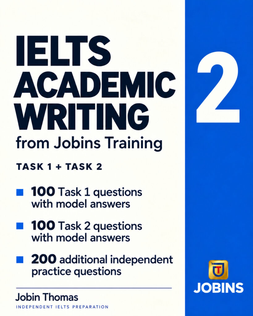 IELTS Academic Writing from Jobins Training — Book Number 2