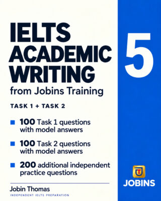 IELTS Academic Writing from Jobins Training — Book Number 5 — book cover