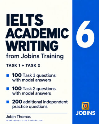 IELTS Academic Writing from Jobins Training — Book Number 6 — book cover